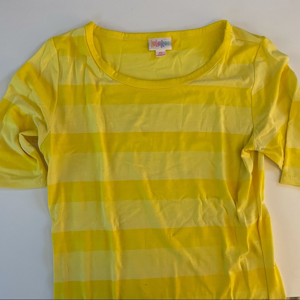 LulaRoe Yellow Top